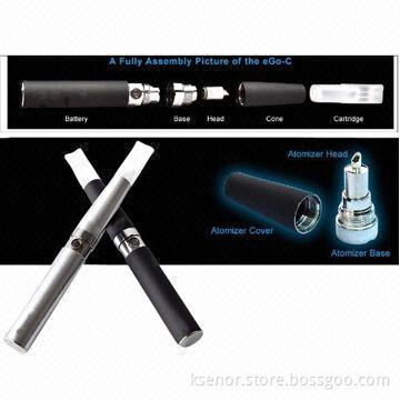 Healthy E-cigarette EGO-C, Includes 5pcs Atomizer Heads